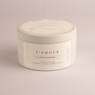 Vanilla | Champaign | L'Amour | Elan Vital Studio | Candles | Soaps | Hand Poured Candles | Candle Maker | Soap Maker 