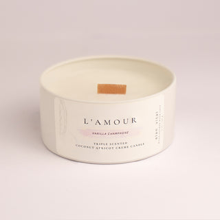 Vanilla | Champagne |L'Amour |  Elan Vital Studio | Candles | Soaps | Hand Poured Candles | Candle Maker | Soap Maker